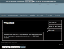 Tablet Screenshot of centergrovecoc.com